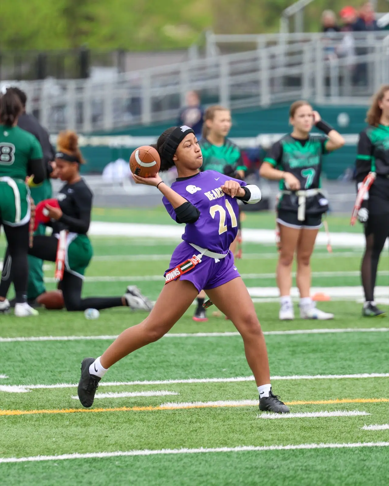 Flag football photo by Noah Engle