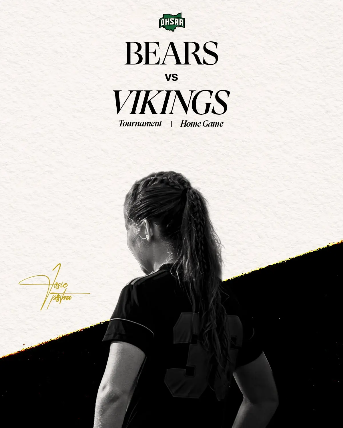 Playoffs Bears Vikings graphic by Visuals by Noah